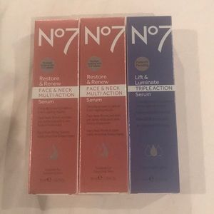 No 7  Restore & Renew Face & Neck Serum, Lift